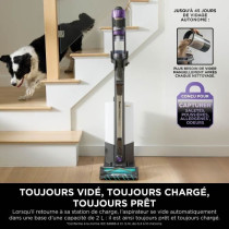 Aspirateur balai - Shark - Power Detect - Base de vidage automatique -