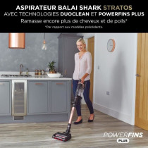SHARK Stratos IZ400EU - Aspirateur Balai sans fil - Technologie DuoCle