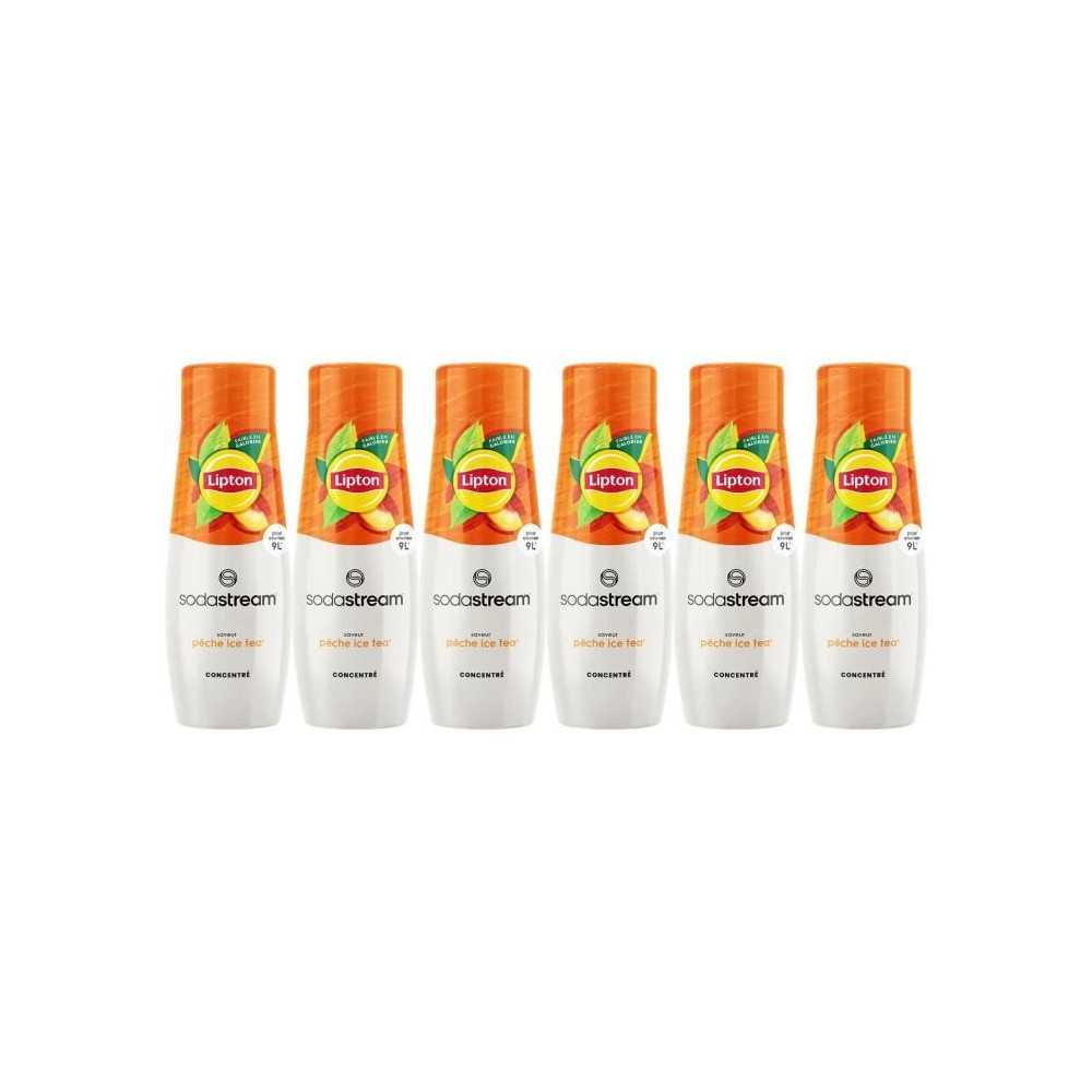 Concentrés SODASTREAM - Lot de 6 concentrés Lipton Ice Tea - Jusqu'a