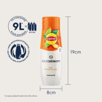 Concentrés SODASTREAM - Lot de 6 concentrés Lipton Ice Tea - Jusqu'a