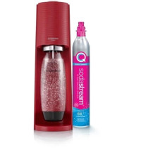 Machine a eau pétillante SODASTREAM - TERRA Rouge - 1 bouteille 1L co