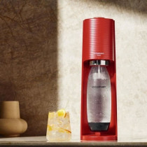 Machine a eau pétillante SODASTREAM - TERRA Rouge - 1 bouteille 1L co