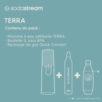 Machine a eau pétillante SODASTREAM - TERRA Bleu - 1 bouteille 1L com