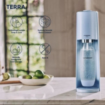Machine a eau pétillante SODASTREAM - TERRA Bleu - 1 bouteille 1L com