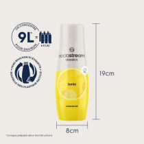 Concentrés SODASTREAM - Lot de 6 concentrés Tonic - Jusqu'a 54L de b