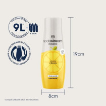 Concentrés SODASTREAM - Lot de 6 concentrés Citron sans sucres - Jus