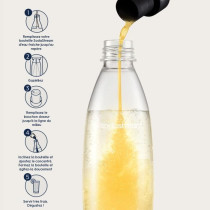 Concentrés SODASTREAM - Lot de 6 concentrés Citron sans sucres - Jus