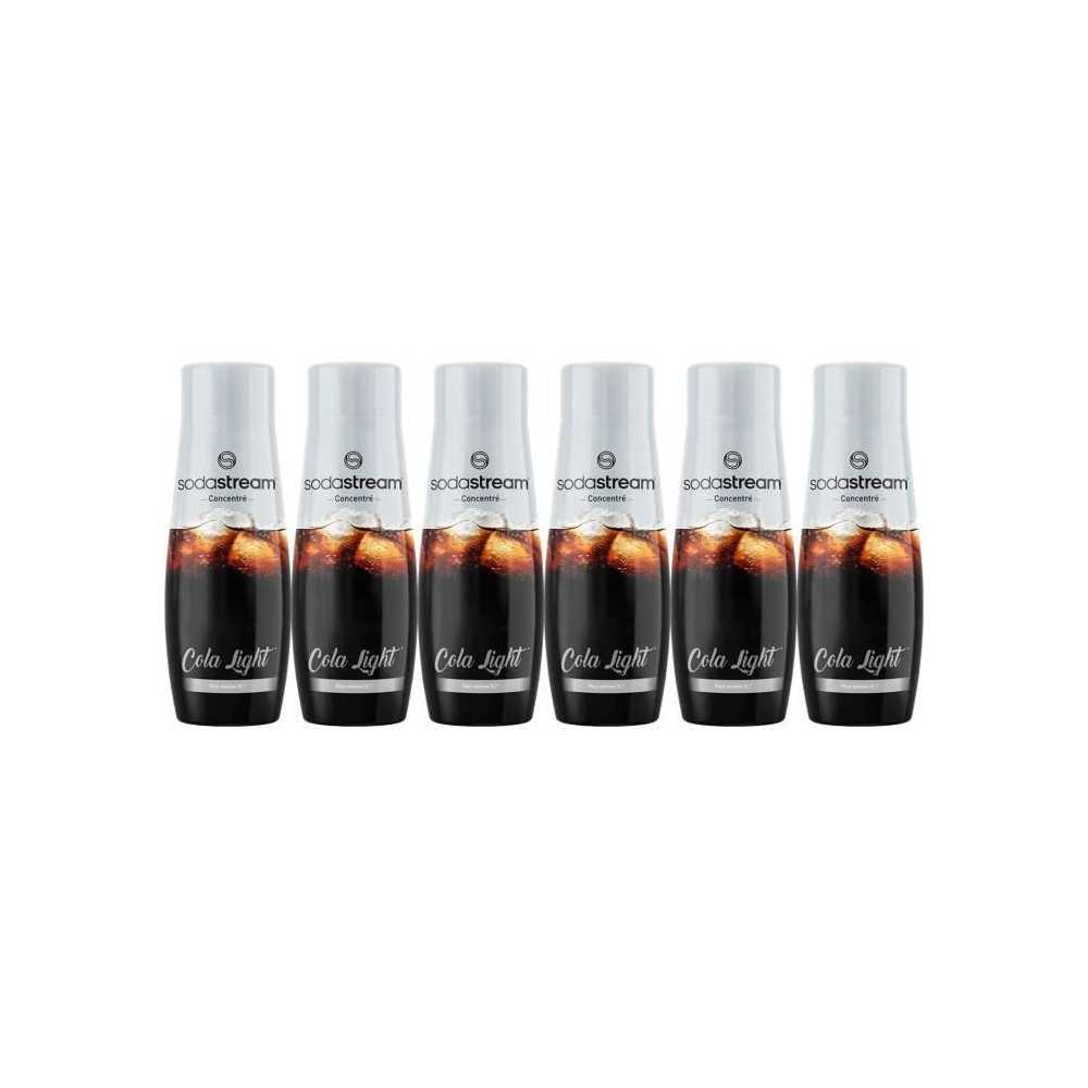 Concentrés SODASTREAM - Lot de 6 concentrés Cola Light - Jusqu'a 54L