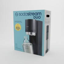 Machine a eau pétillante SODASTREAM - DUO Noire - 2 carafes en verre