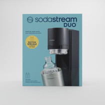 Machine a eau pétillante SODASTREAM - DUO Noire - 2 carafes en verre