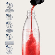 Concentrés SODASTREAM - Lot de 6 concentrés Fraise sans sucres - Jus