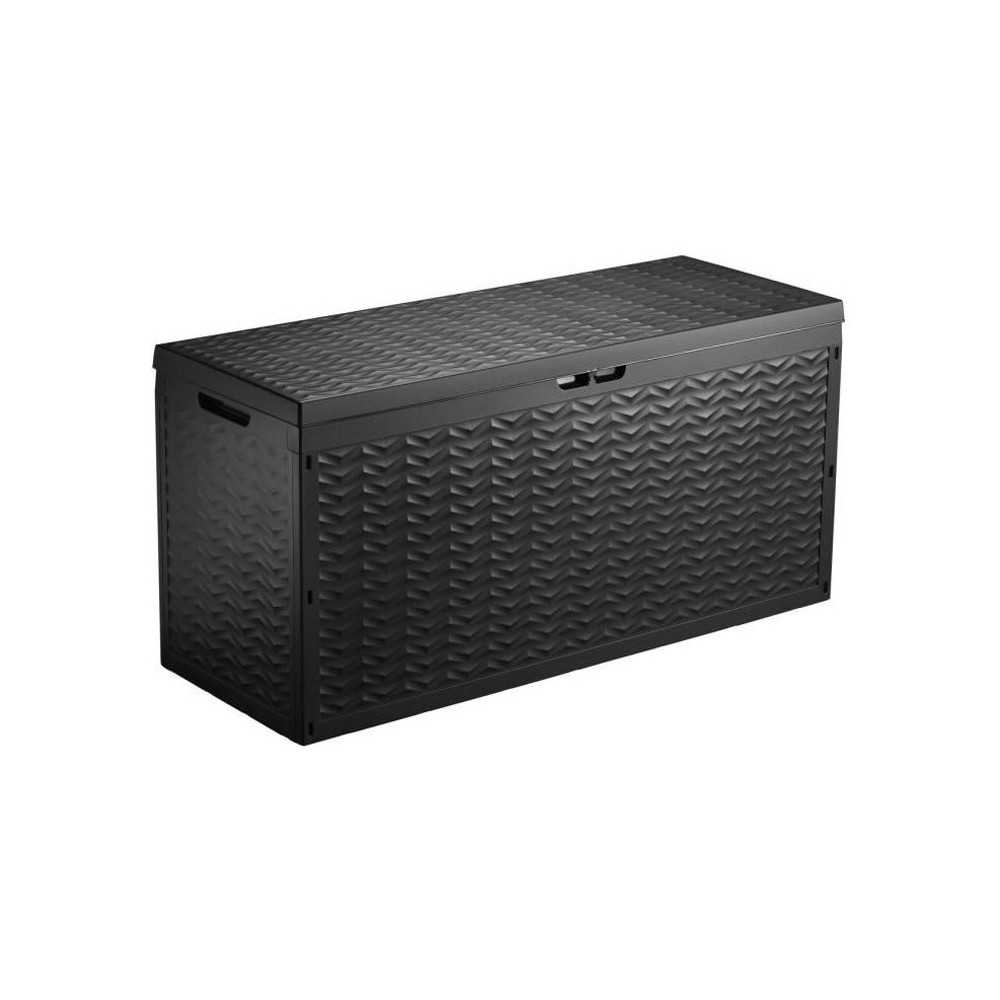 TOOD Malle / coffre de rangement en résine 330 L - 120 x 45 x 60 cm -