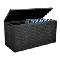 TOOD Malle / coffre de rangement en résine 330 L - 120 x 45 x 60 cm -