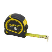 Mesure a ruban STANLEY - 8m x 25mm - Ruban en acier laqué avec croche