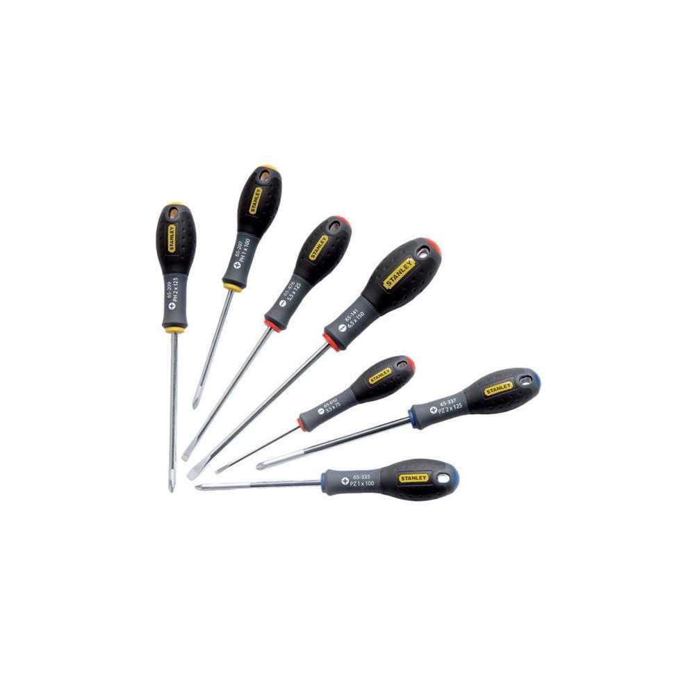 Jeu de 7 Tournevis - STANLEY FATMAX - 0-65-438 - Electricien + Mecanic