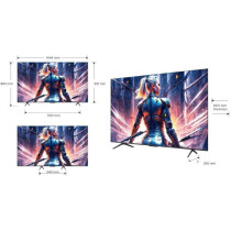 TCL 65C71B - TV QLED 65 (165 cm) - 4K 3840x2160 - 144Hz - HDR10+ - TV