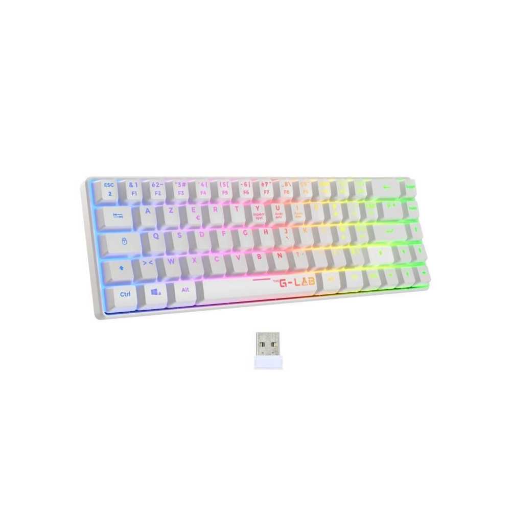 Clavier Gamer - Membrane - The G-Lab - KEYZ HYDROGEN WL - Rétroélair