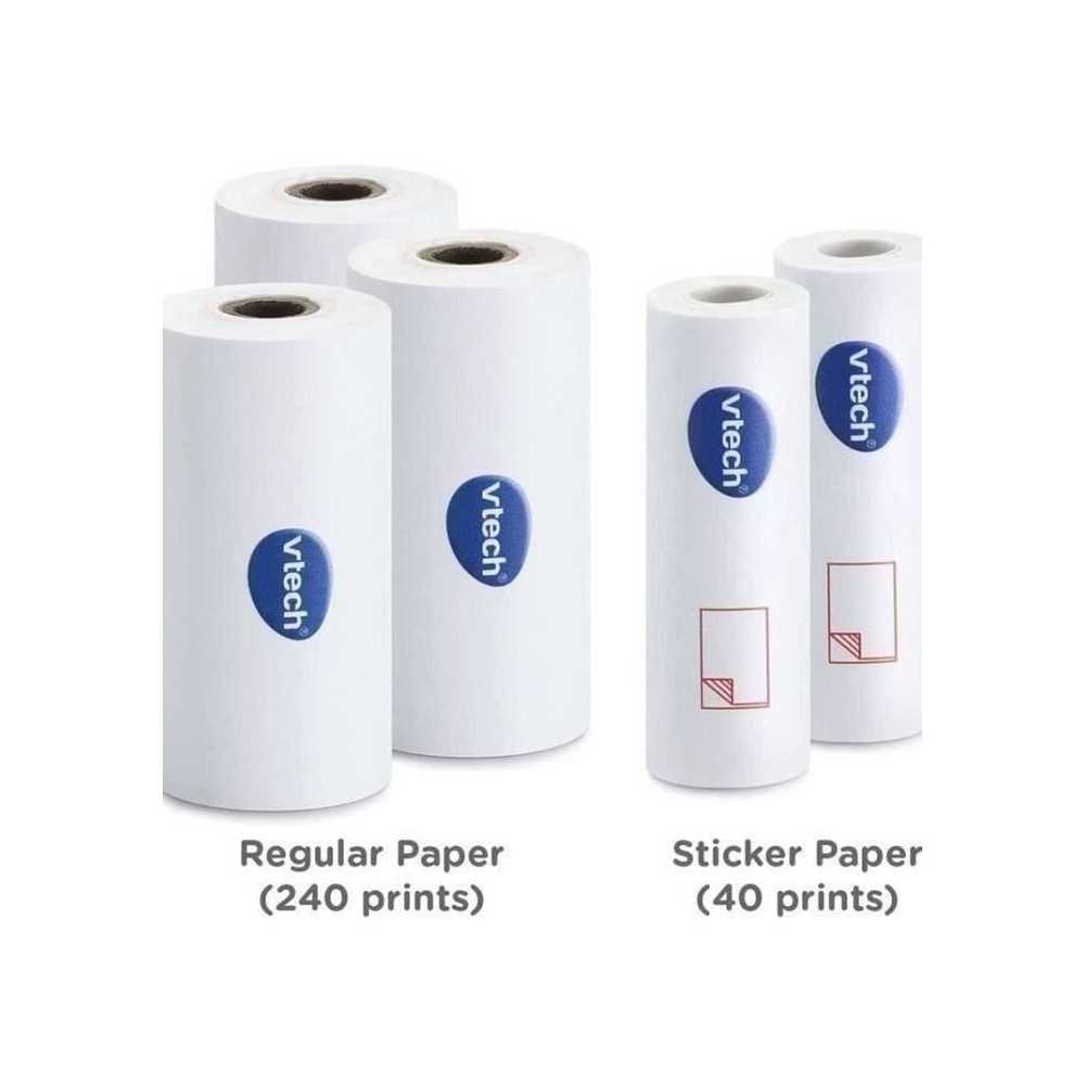 Appareil photo VTECH Kidizoom Print Cam avec recharge papier - Blanc -