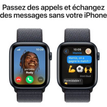 Apple Watch SE GPS + Cellular - 44mm - Boîtier Midnight Aluminium - B