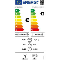 Lave-linge séchant WHIRLPOOL PFFWDB864349BVFR - 8 / 6 kg - Induction