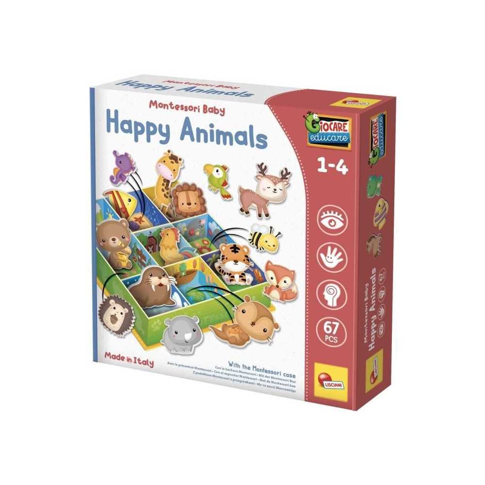 Boîte d'apprentissage Tri animaux - Jeu Montessori - LISCIANIGIOCHI -
