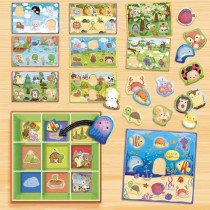 Boîte d'apprentissage Tri animaux - Jeu Montessori - LISCIANIGIOCHI -