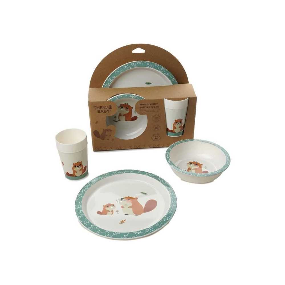 Mon premier coffret repas micro-ondes - THERMOBABY - Castor - Assiette