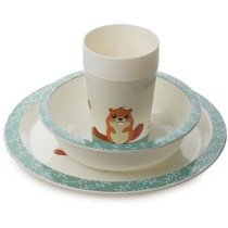 Mon premier coffret repas micro-ondes - THERMOBABY - Castor - Assiette