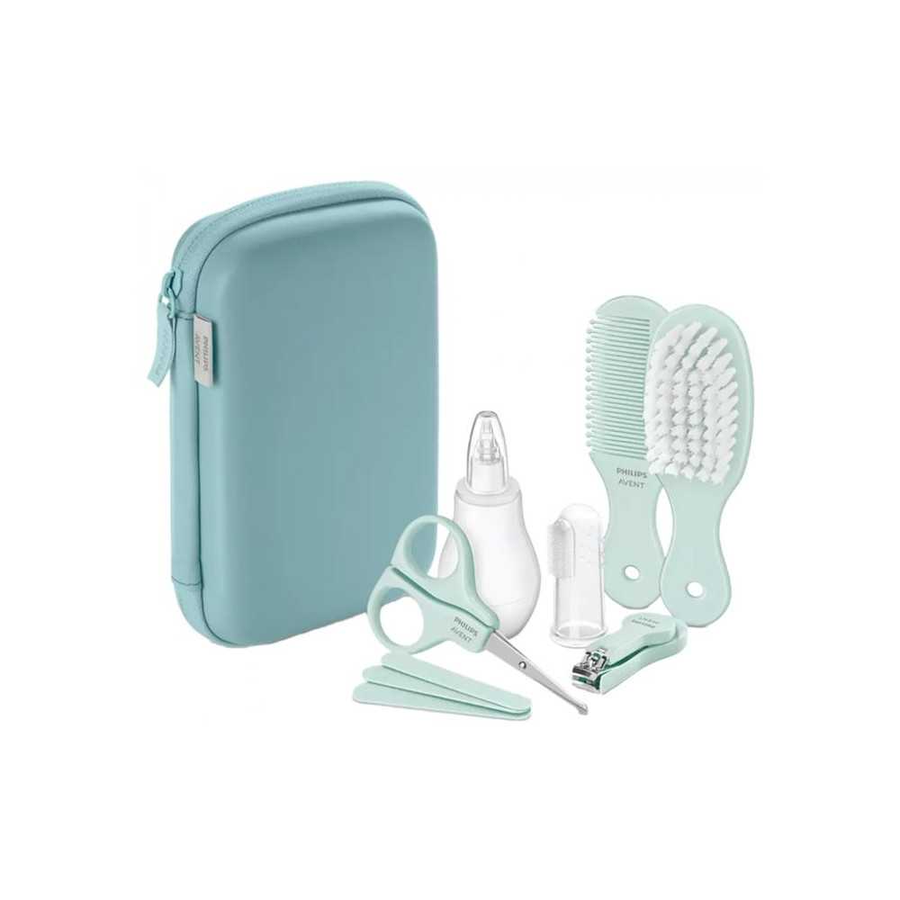 Kit de soins pour bébé Philips Avent, coupe-ongles, ciseaux, 3 limes