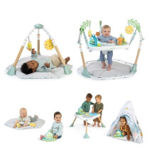 INGENUITY Aide jeux a rebonds bébé 6-en-1 évolutif : se tranforme e