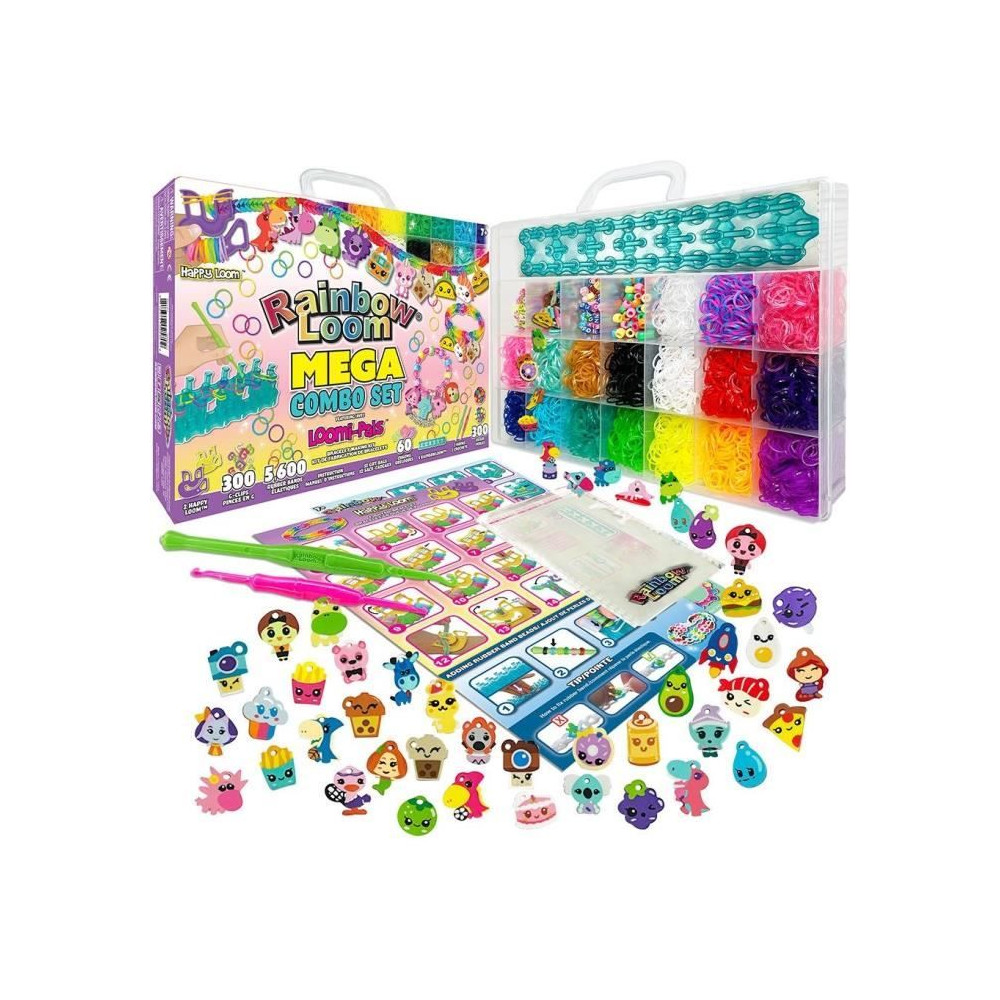 Kit de fabrication de bracelets Rainbow Loom - Métier a tisser avec 5