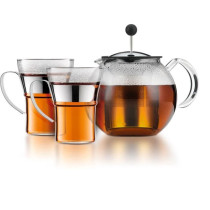 Théiere a piston - BODUM - ASSAM SET - 1.0 l avec couvercle, filtre i
