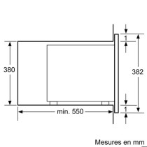 Bosch Serie | 4 BFL553MS0 Four micro-ondes monofonction intégrable 25