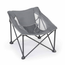 BRIGHT STARS Transat bébé pliable Gris Pop 'N Chill, pare soleil SPF