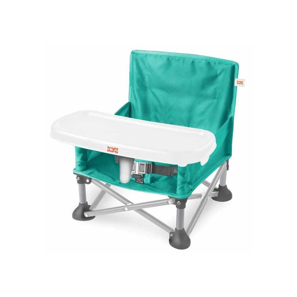 BRIGHT STARS Rehausseur de chaise fille, rose, pliable, nomade, de voy