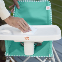 BRIGHT STARS Pop N Dine- Chaise haute pour repas bébé, pliable, noma