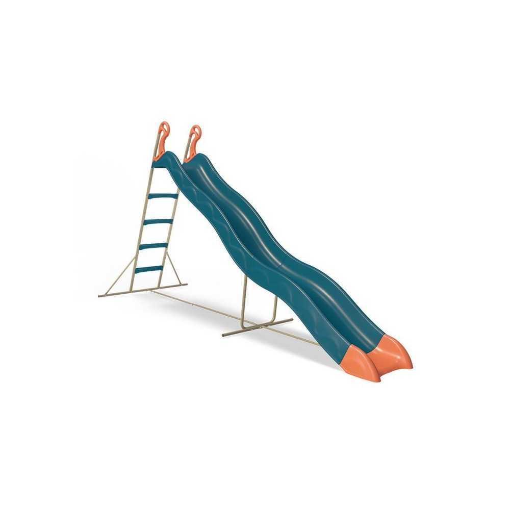 Toboggan PYROU Bleu TRIGANO 3,32 m. 3-12 ans.