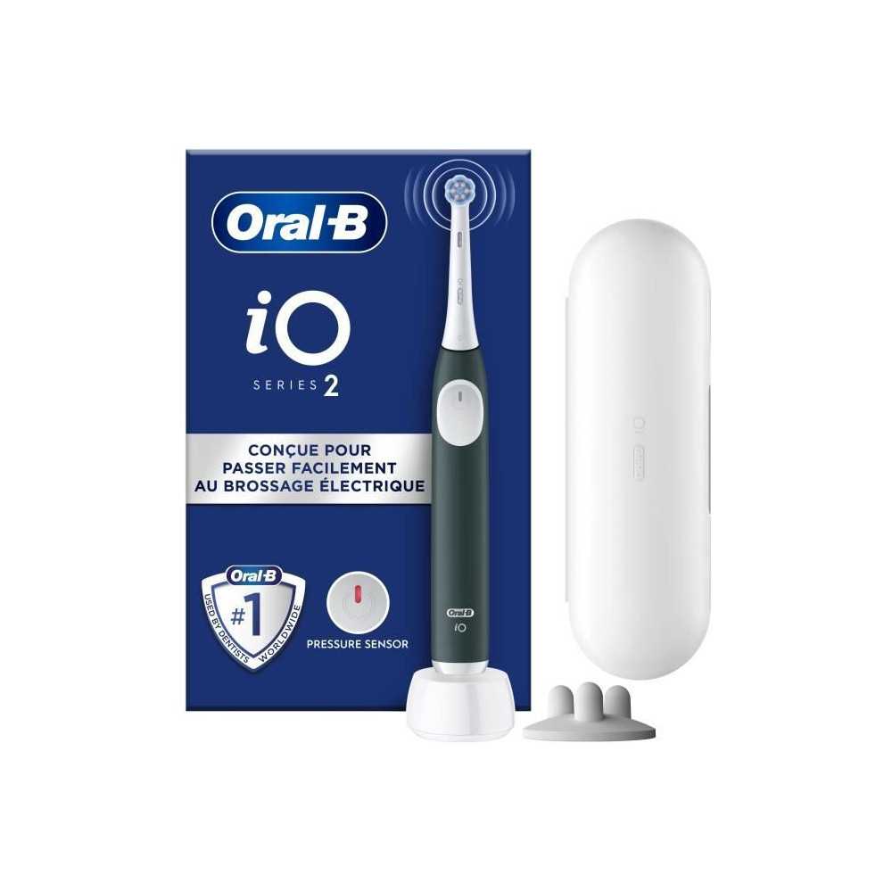 Brosse a dents électrique - ORAL B - iO2 Series - Vert Foret + Étui