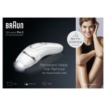 Épilateur lumiere pulsée - BRAUN - PL3020 - 3 niveaux d'intensité -