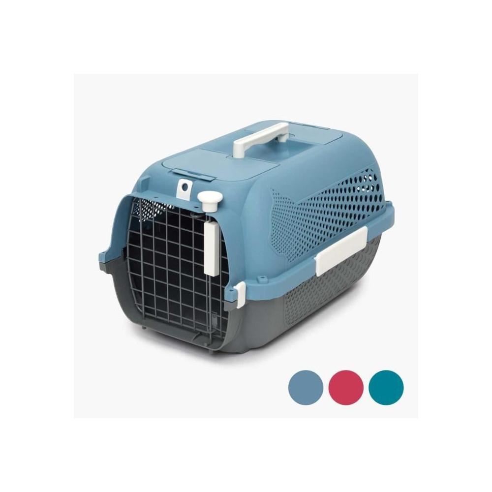 Cage de transport pour chat - CATIT - Moyen - Hauteur max chat 27 cm -