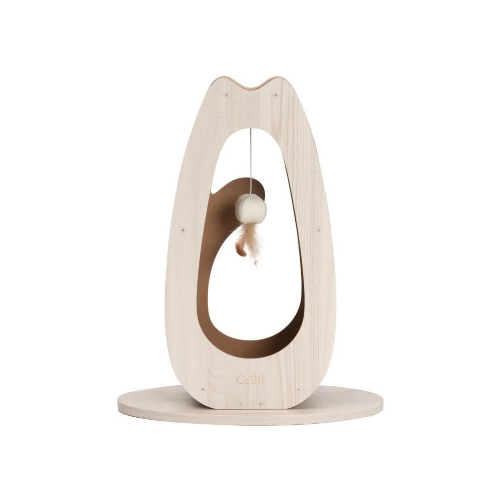 Griffoir pour chat - CATIT - Pixi Grand - Avec balle en tissu et plume