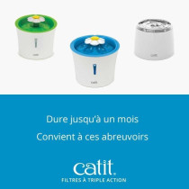 Filtre - Catit - Triple Action - Pack de 12 - Eau propre - Prévention