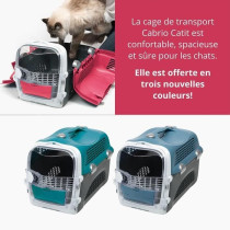 Cage de transport pour chat - CATIT - Cabrio - Multifonctionelle - Ouv
