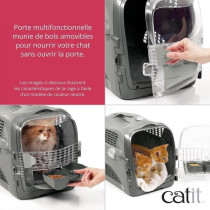 Cage de transport pour chat - CATIT - Cabrio - Multifonctionelle - Ouv
