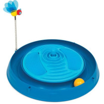 Jouet pour chat - CATIT - Circuit avec balle et herbe a chat - Bandes