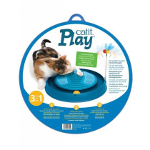 Jouet pour chat - CATIT - Circuit avec balle et herbe a chat - Bandes