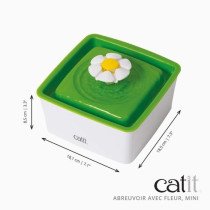 Fontaine a eau pour chat a fleur mini - CATIT - Flower mini - 1,5L - A