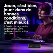 CRUCIAL - P310 - Disque SSD Interne - 2TB - Gen4 - NVMe M.2 - Jusqu'a