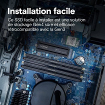 CRUCIAL - P310 - Disque SSD Interne - 2TB - Gen4 - NVMe M.2 - Jusqu'a
