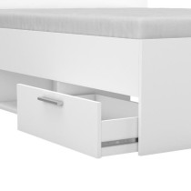 Demeyere Lit adulte MICHIGAN - 140 x 190 cm - Multiples rangements - B